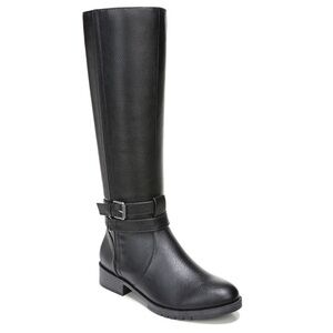 NEW Naturalizer Women’s Garrison Black Riding boots Mid Calf Boot 7.5 Wide